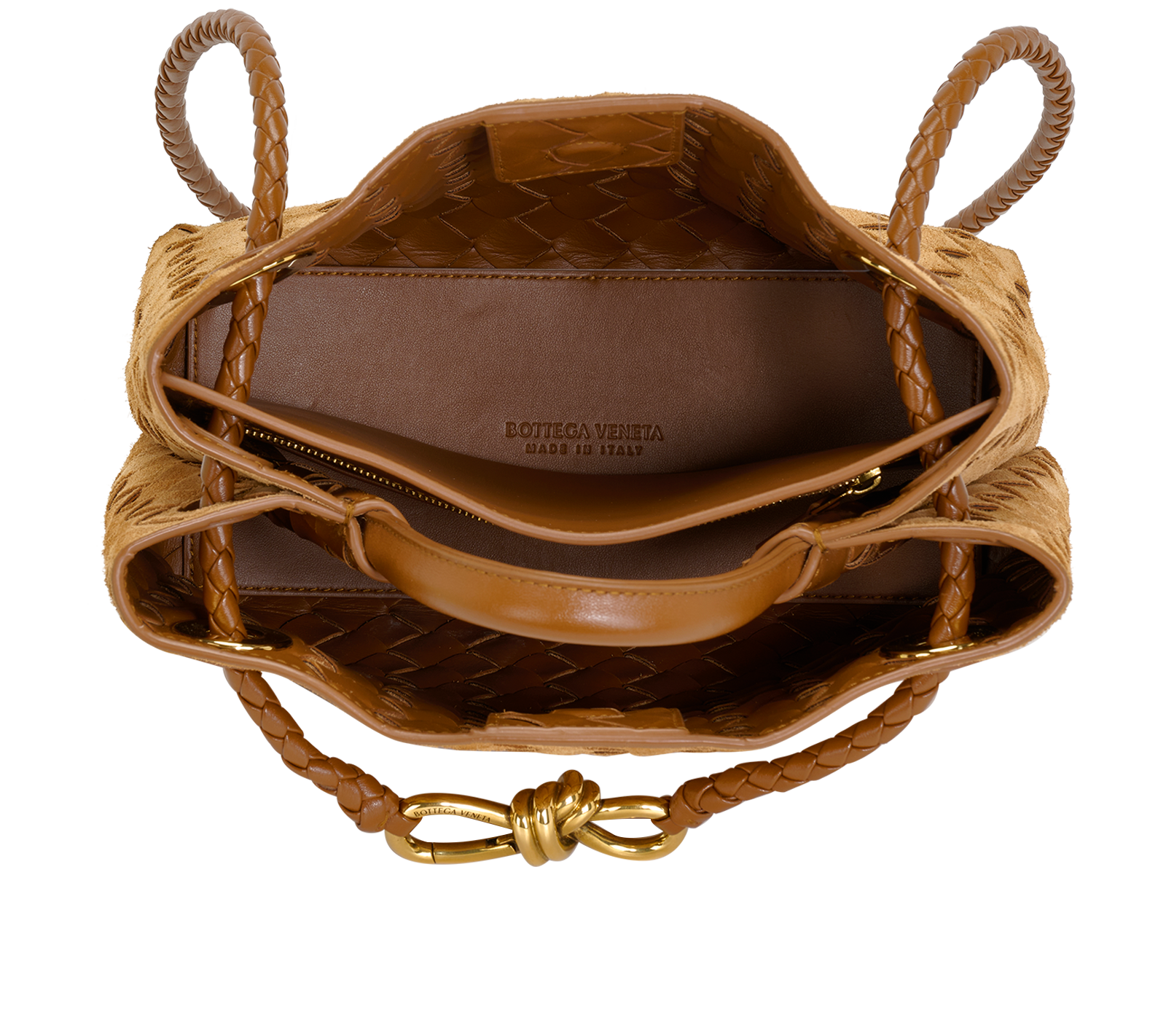 Small Andiamo, &pound;2,600, Handbags, Brown, Suede, Other view